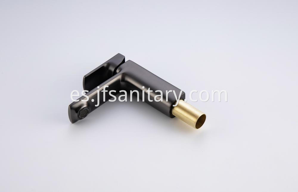 Brass Basin Faucet With Gray Colour